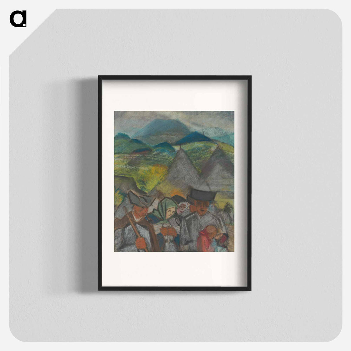 From the field of houses - アーノルド ピーター ワイズ クビンチャン Poster.