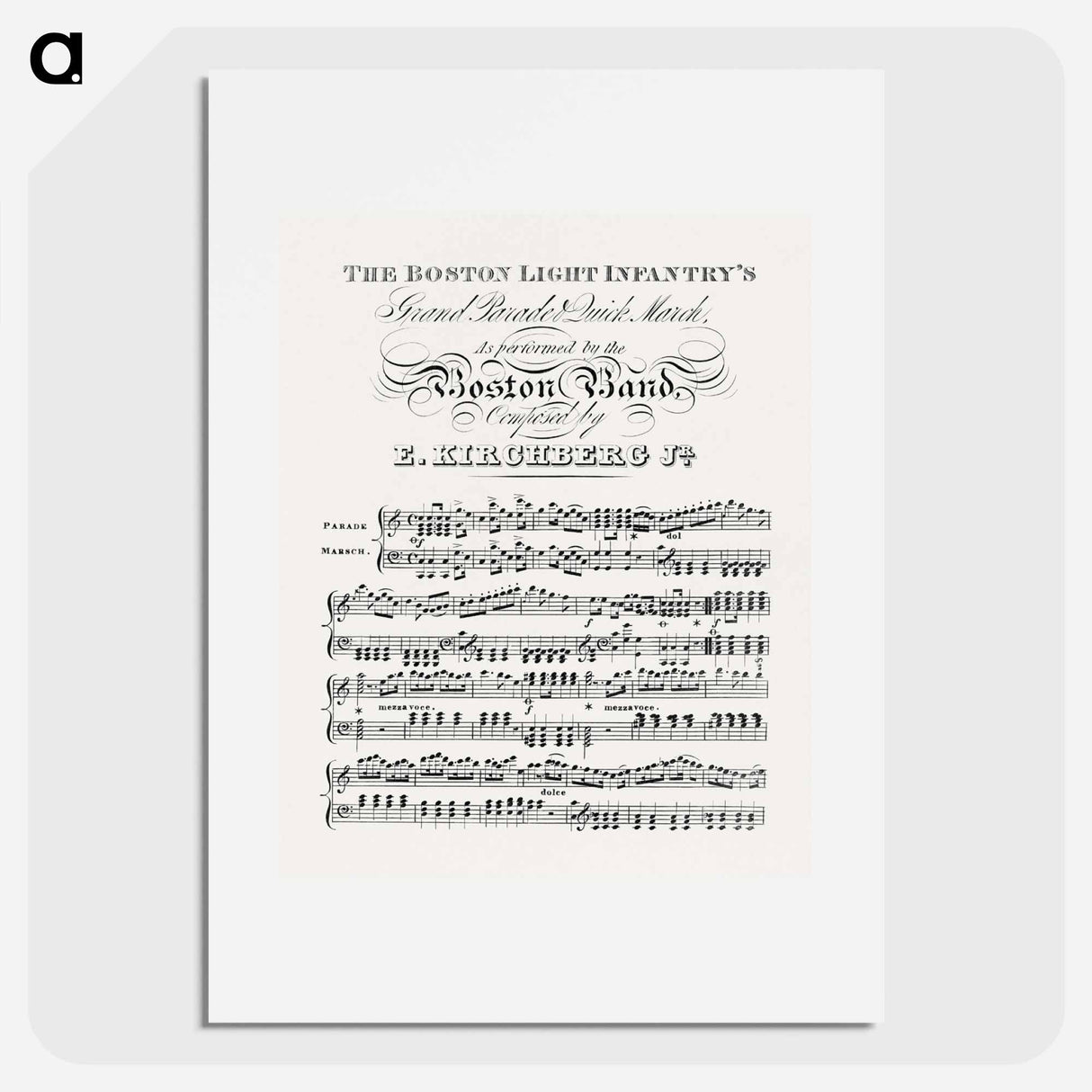 アートポスター-Boston Light Infantry Parade
- ボストン公共図書館 Poster.