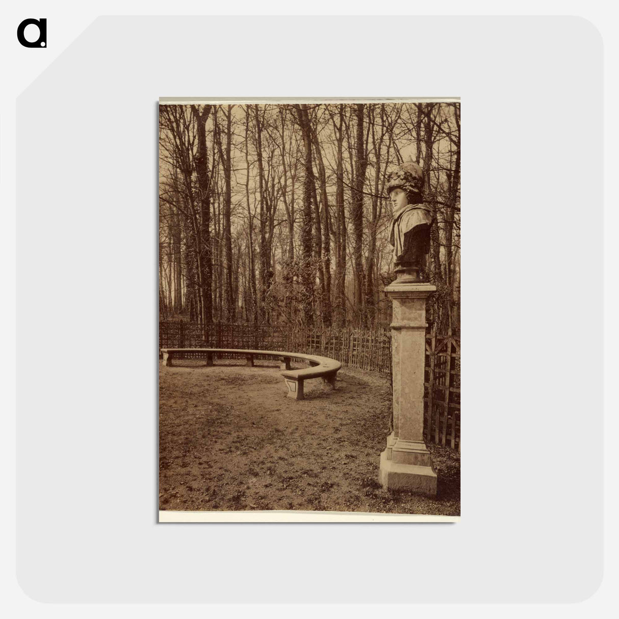 アートポストカード-Versailles, Bosquet de l'arc de triomphe
- ウジェーヌ アジェ Postcard.