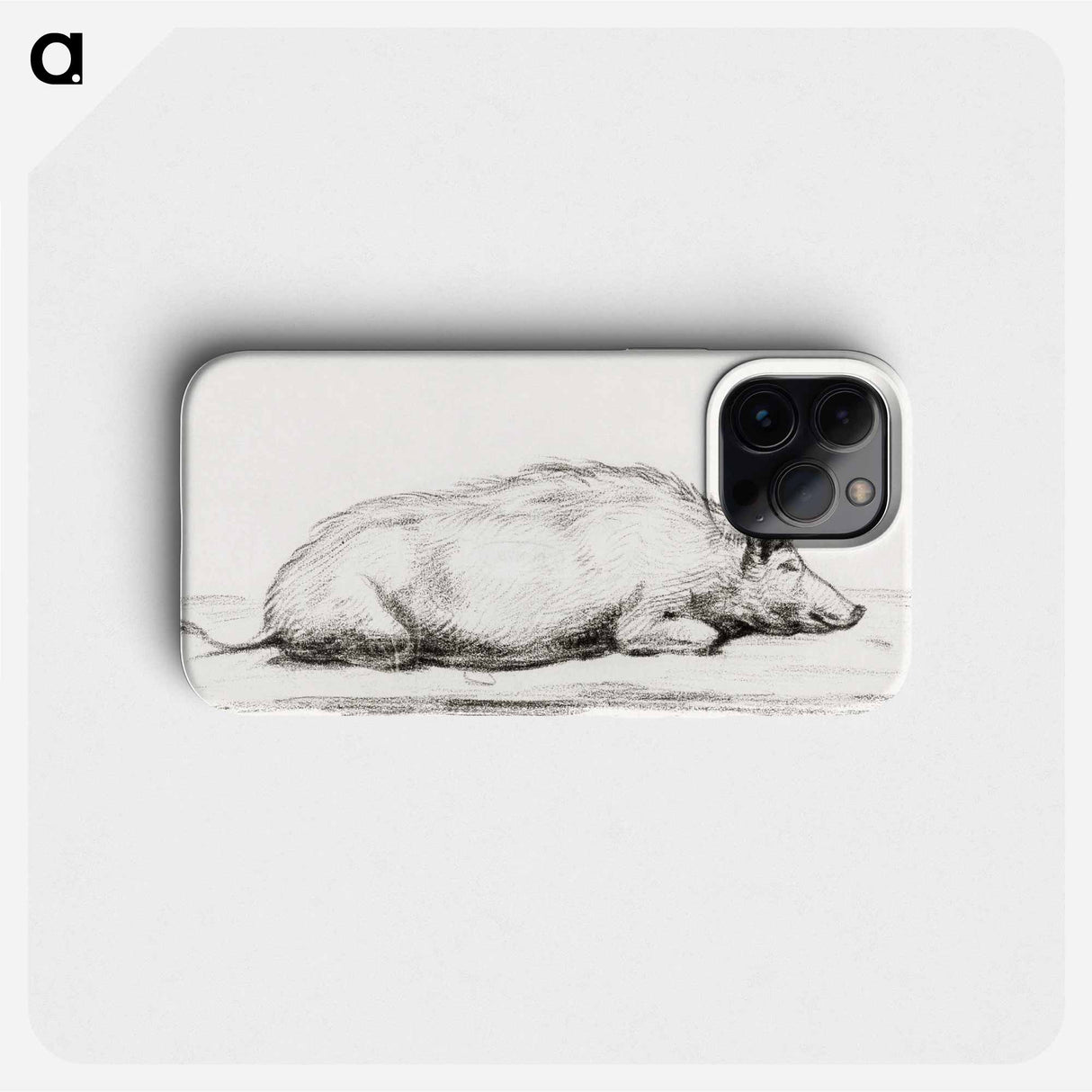 Lying pig - Jean Bernard Phone Case.