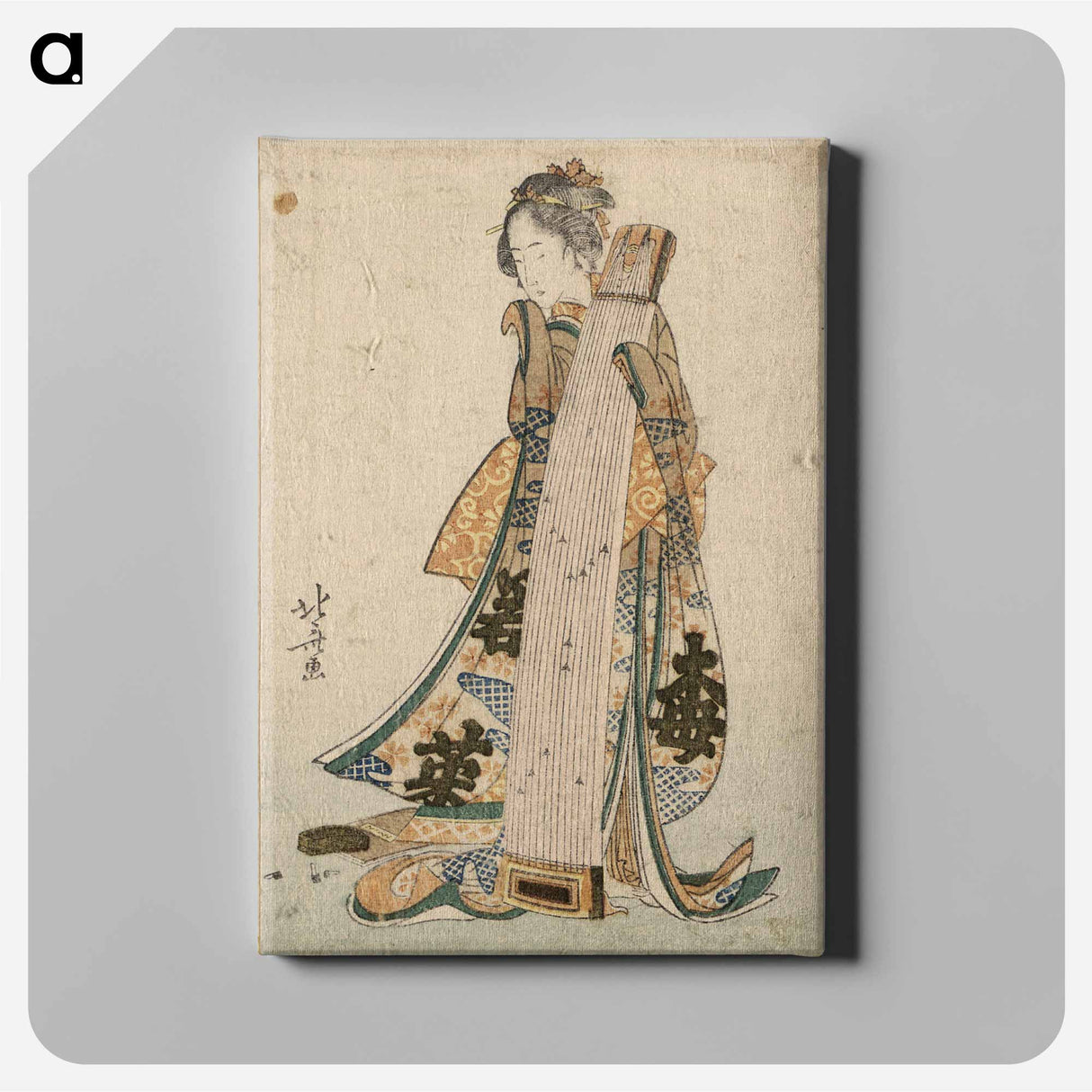 アートパネル-Hokusai's woman - 葛飾 北斎 Canvas.