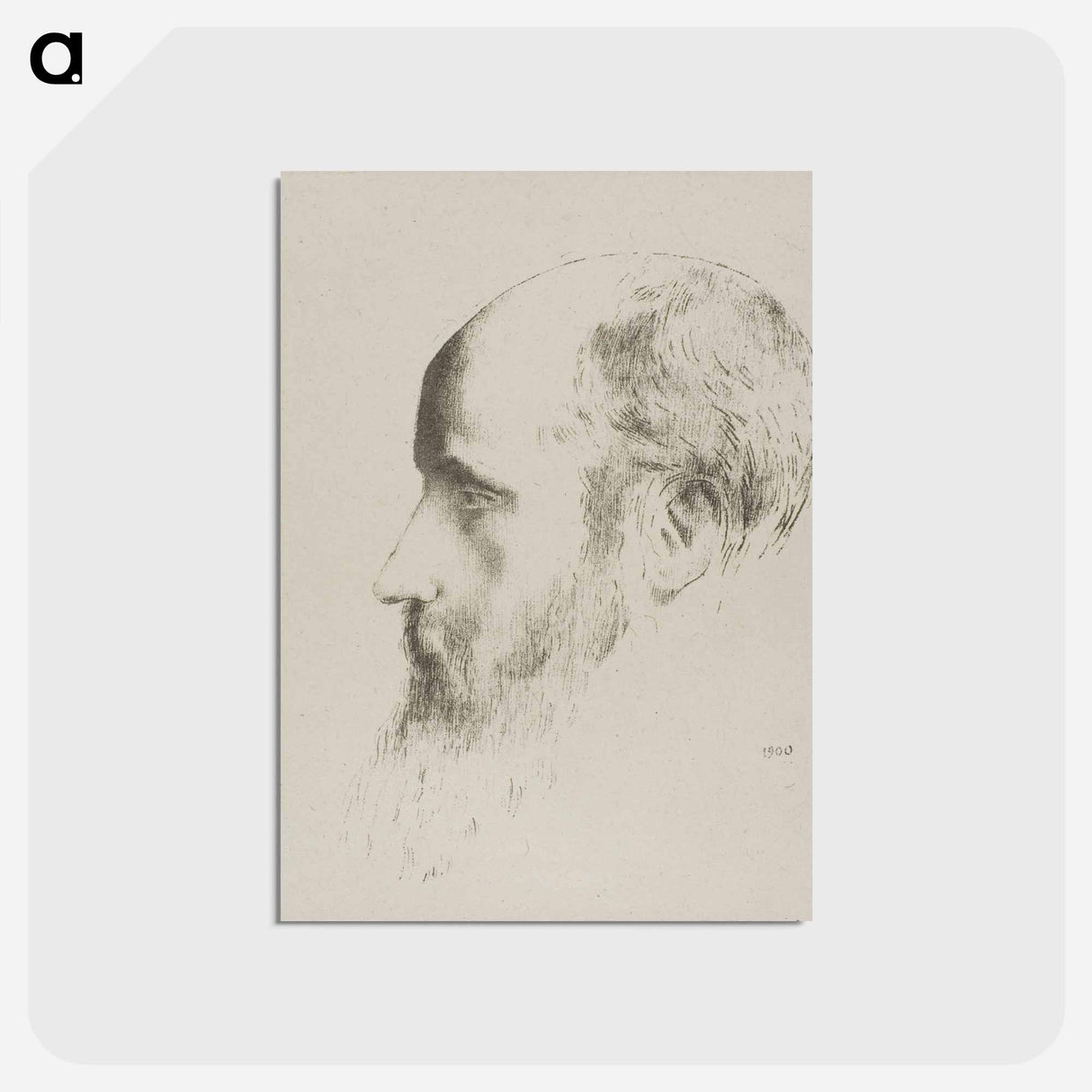 アートポストカード-Edouard Vuillard - オディロン ルドン Postcard.