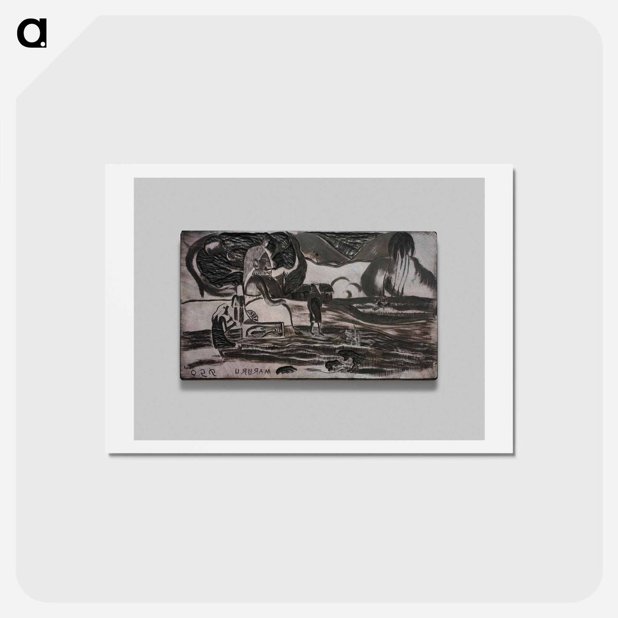 アートポストカード-Maruru (Offerings of Gratitude) - ポール ゴーギャン Postcard.