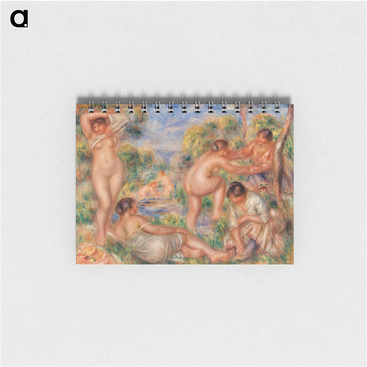 Bathing Group - ピエール オーギュスト ルノワール Memo.