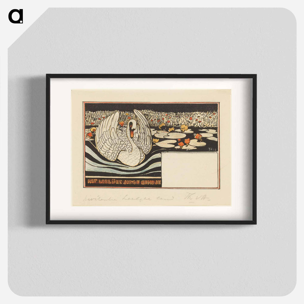 Original public domain image from the Rijksmuseum - Theo van Hoytema Poster.