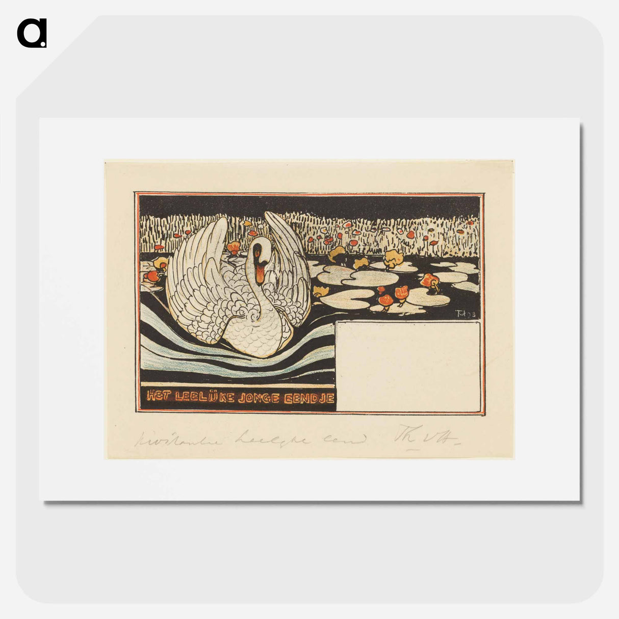 Original public domain image from the Rijksmuseum - Theo van Hoytema Poster.