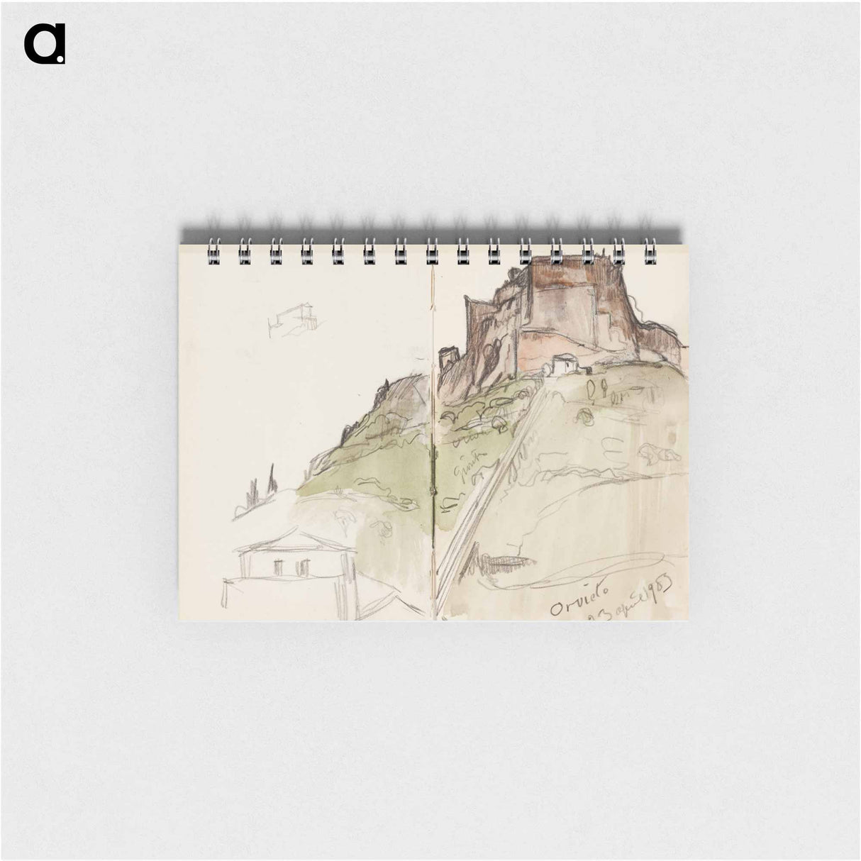アートメモ帳-(unknown)part of a sketchbook - アルバート エーデルフェルト Memo.