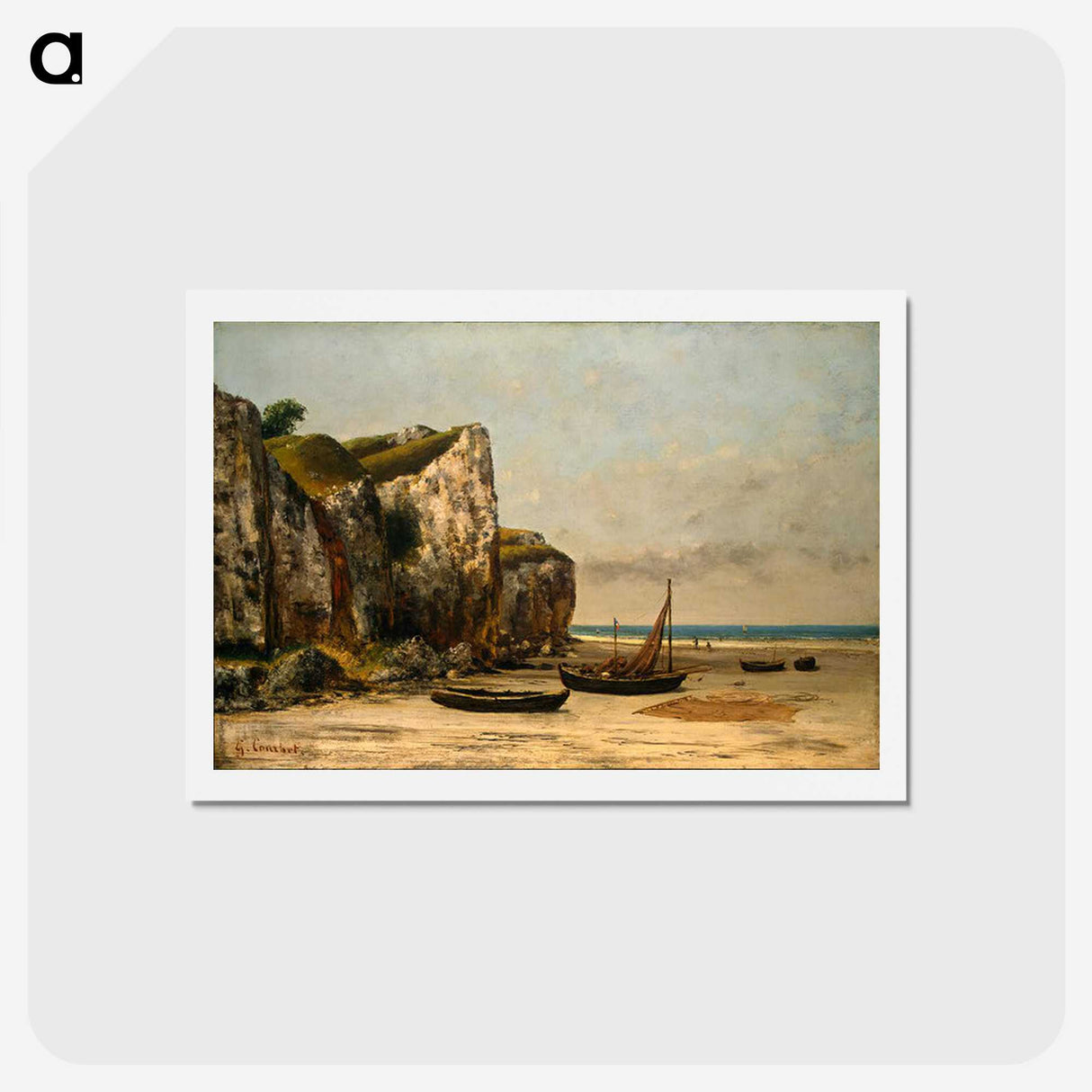 3-58_Gustave-Courbet_hagaki