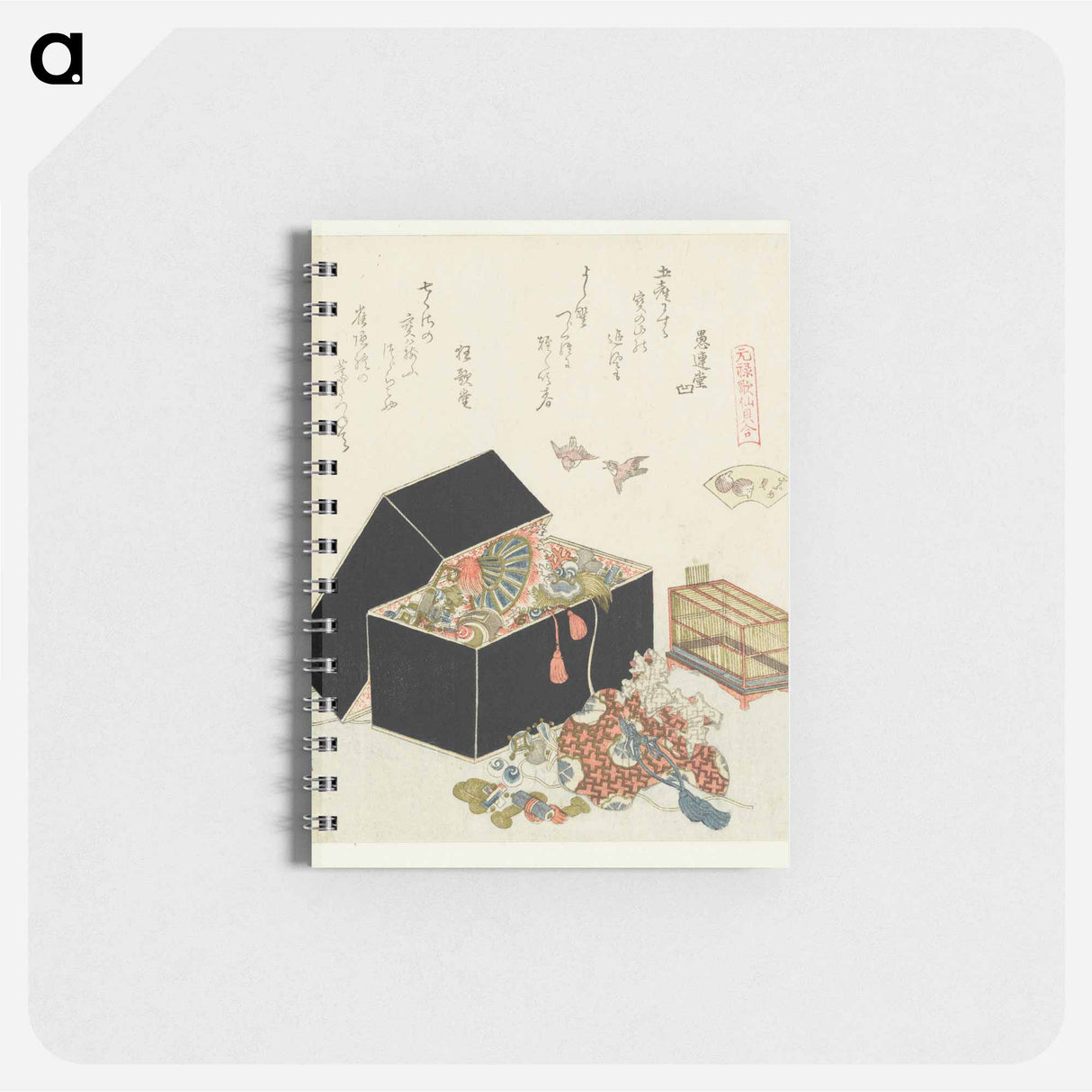 A comparison of Genroku poems and shells - 葛飾 北斎 Memo.