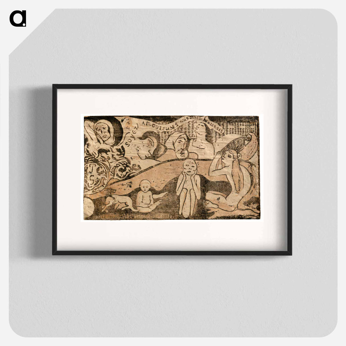 Soyez amoureuses, vous serez heureuses (Love, and You Will be Happy) - Paul Gauguin Poster.