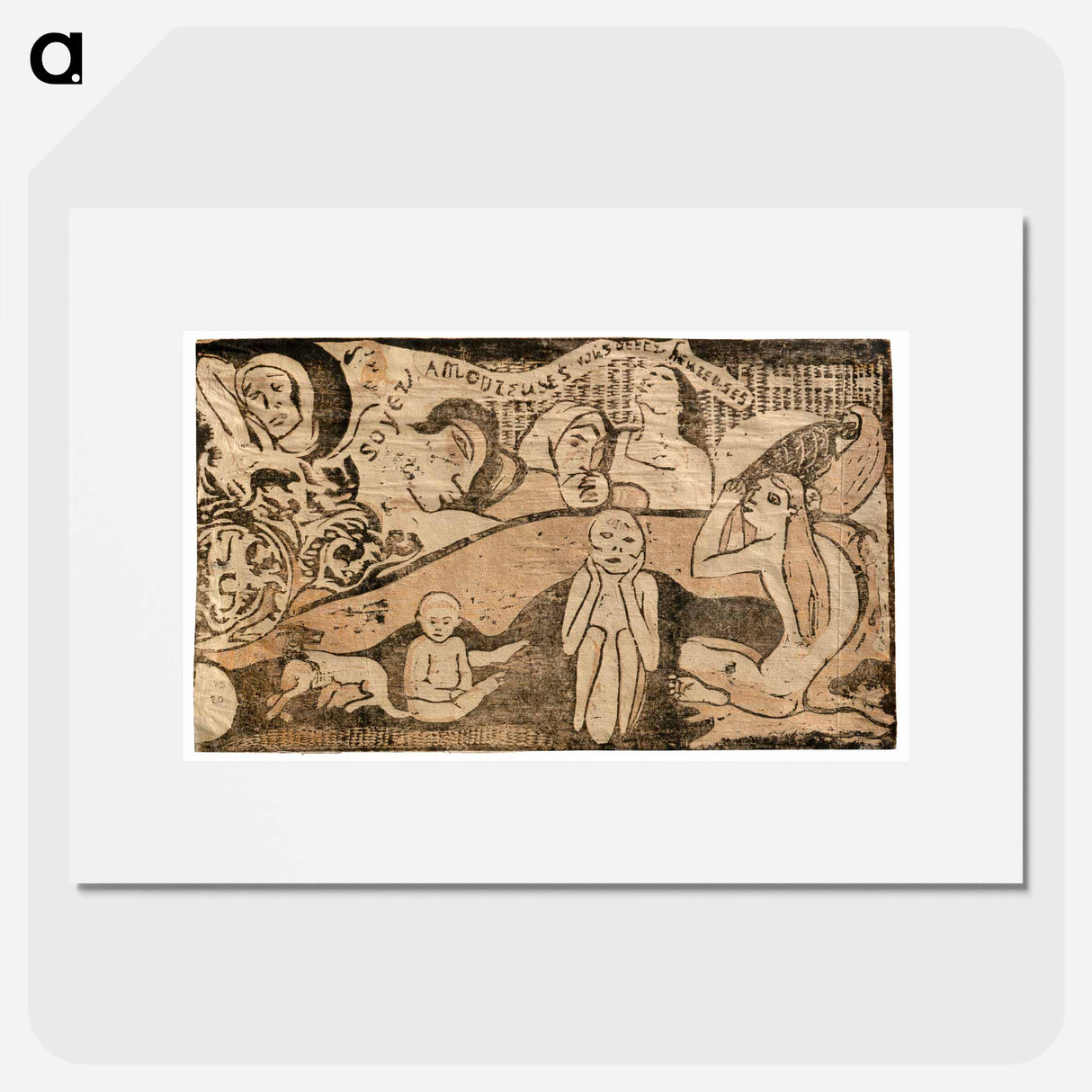 Soyez amoureuses, vous serez heureuses (Love, and You Will be Happy) - Paul Gauguin Poster.