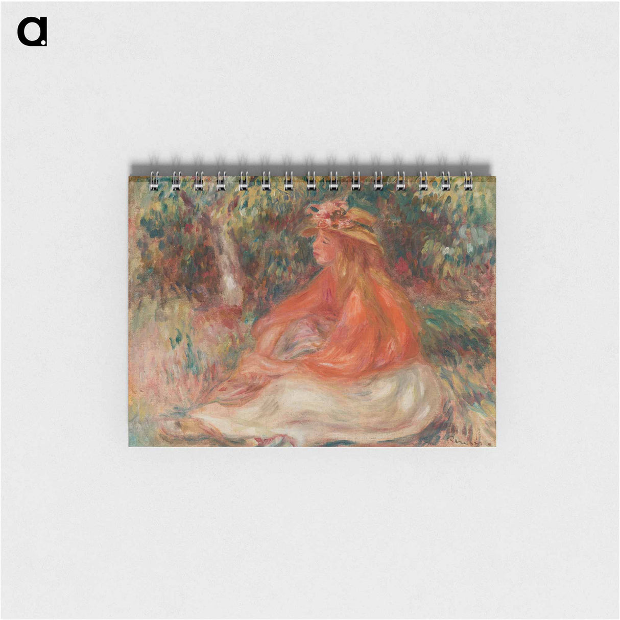 Seated Woman - ピエール オーギュスト ルノワール Memo.