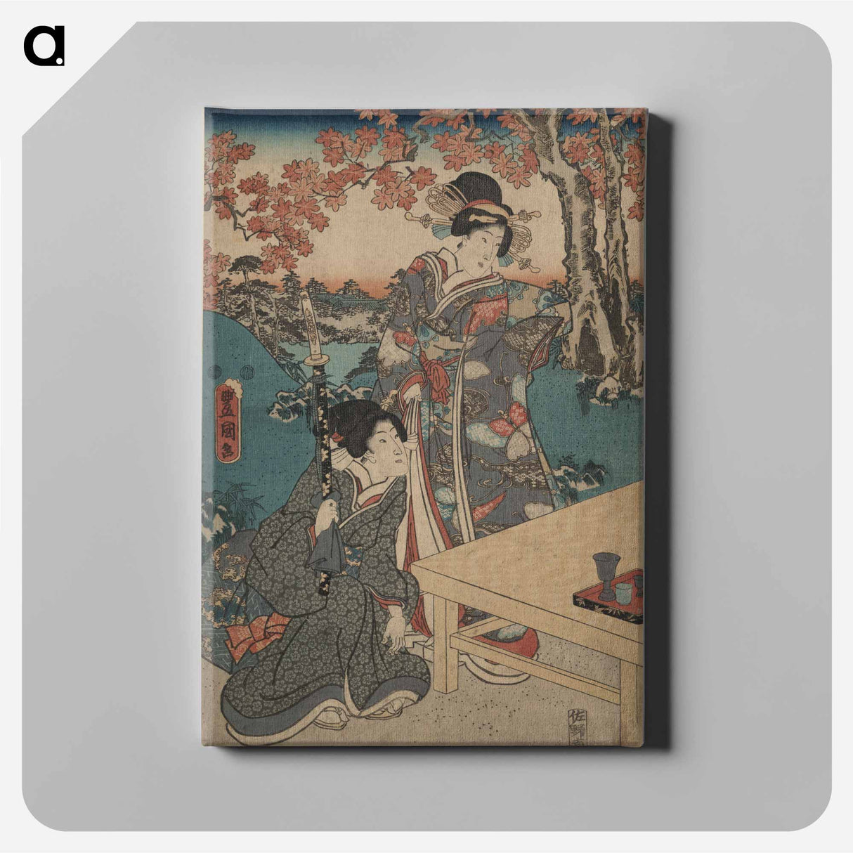 アートパネル-Momijigari no himegimi
- 歌川 国貞 Canvas.