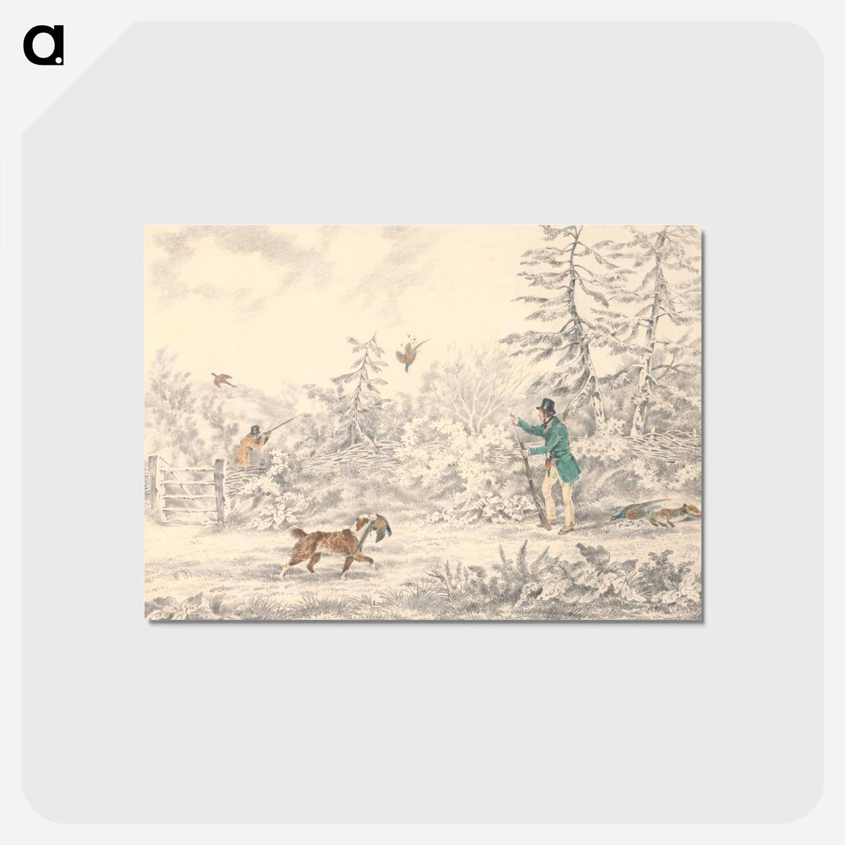 アートポストカード-Pheasant Shooting
- イェール大学アートギャラリー Postcard.