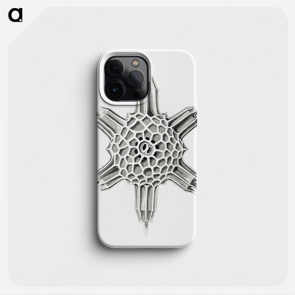 Vintage marine life illustration on white background - エルンスト ヘッケル Phone Case.