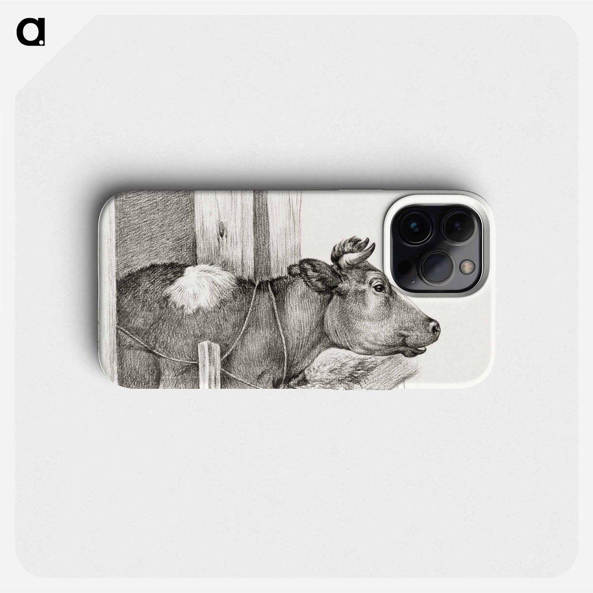 Lying cow - Jean Bernard Phone Case.
