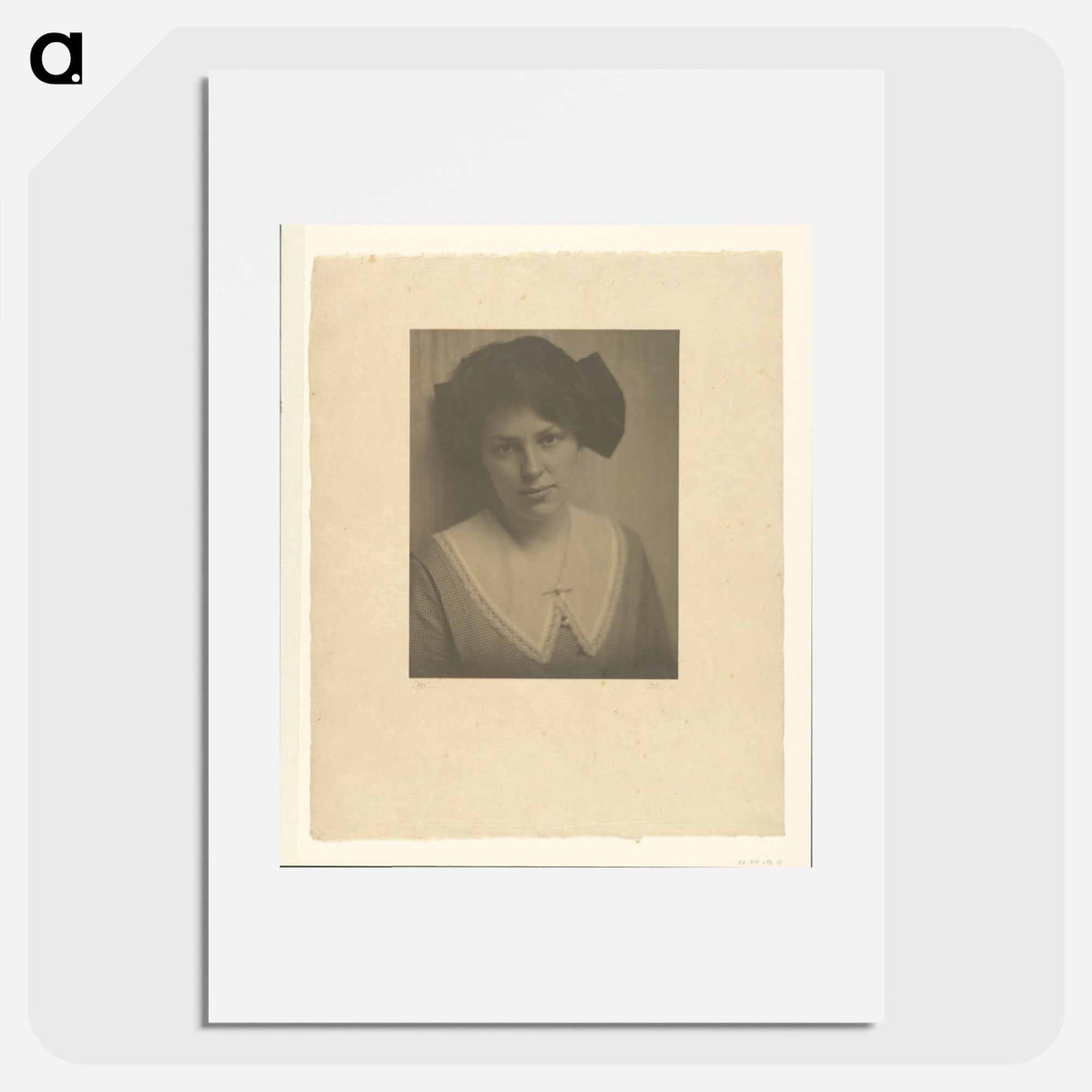 Portrait of Marie Rapp - アルフレッド スティーグリッツ Poster.