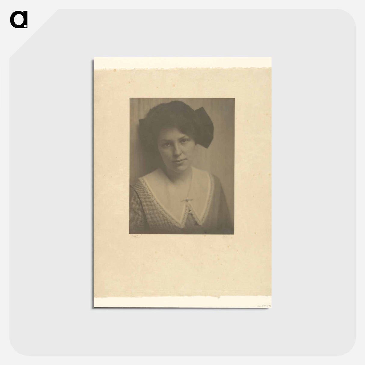 アートポストカード-Portrait of Marie Rapp - アルフレッド スティーグリッツ Postcard.