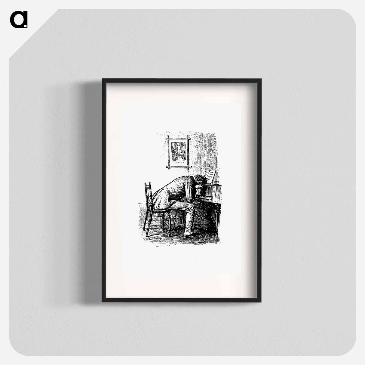 アートポスター-Sad Pianist from Peter Ibbetson
- 大英図書館 Poster.