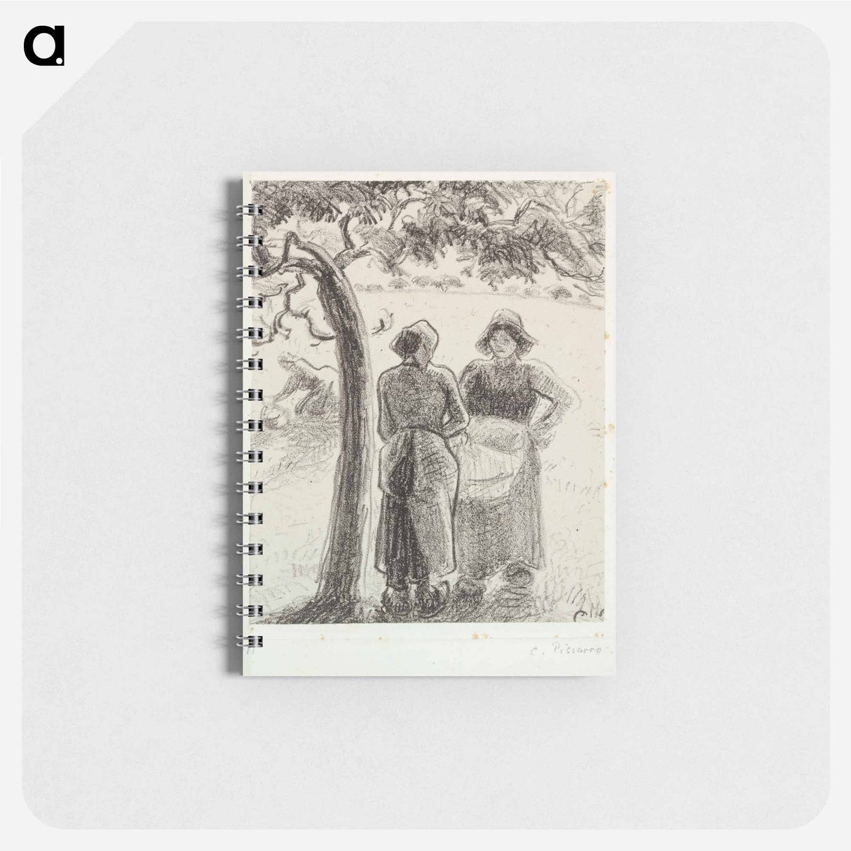 Landscape in brittany - カミーユ ピサロ Memo.