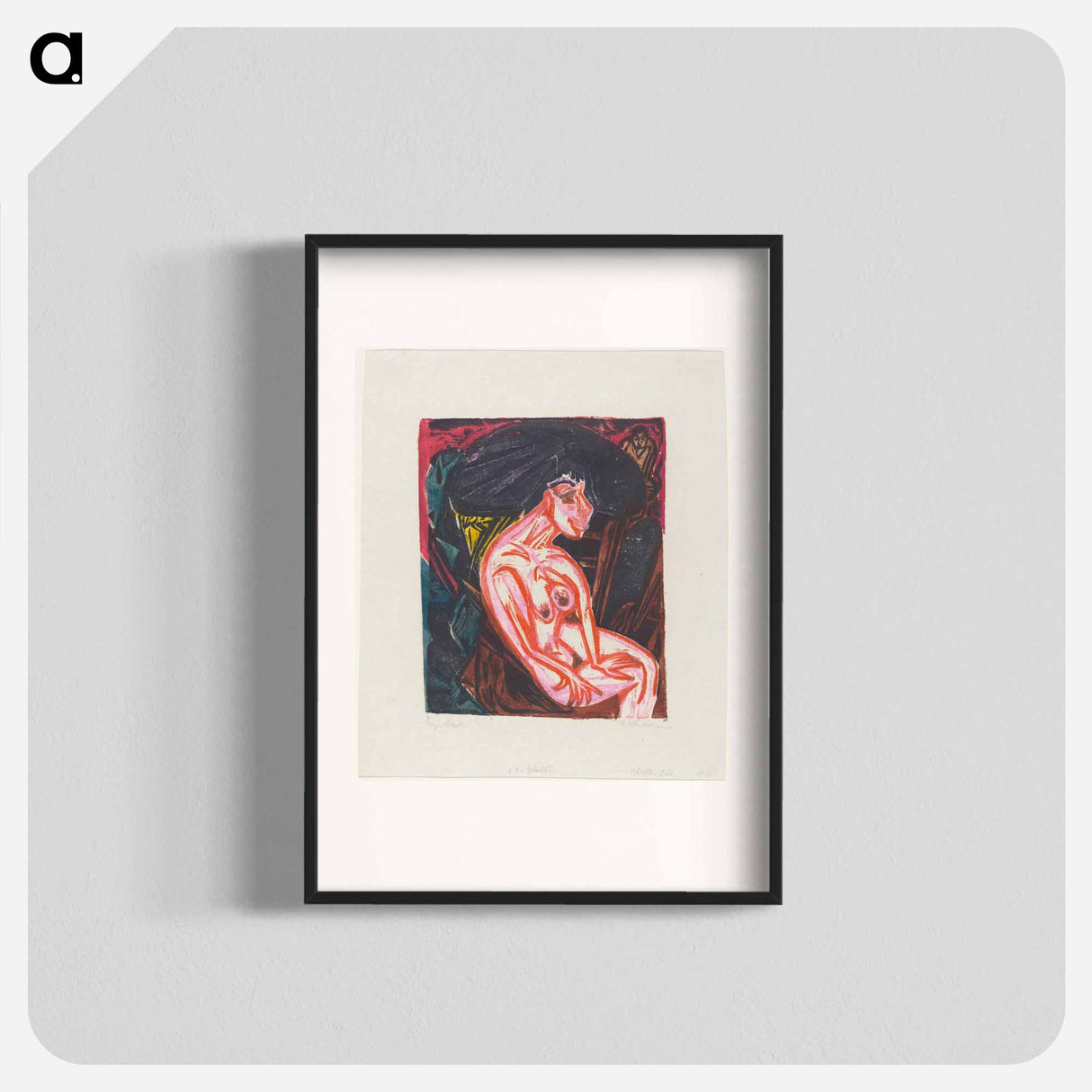 Peter Schlemihl's Wondrous Story: The Beloved - Ernst Ludwig Kirchner Poster.