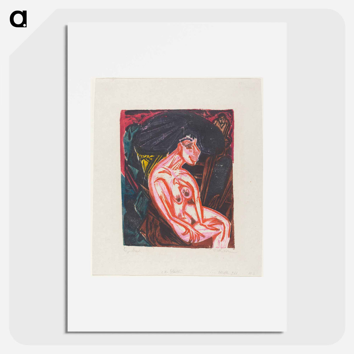 Peter Schlemihl's Wondrous Story: The Beloved - Ernst Ludwig Kirchner Poster.