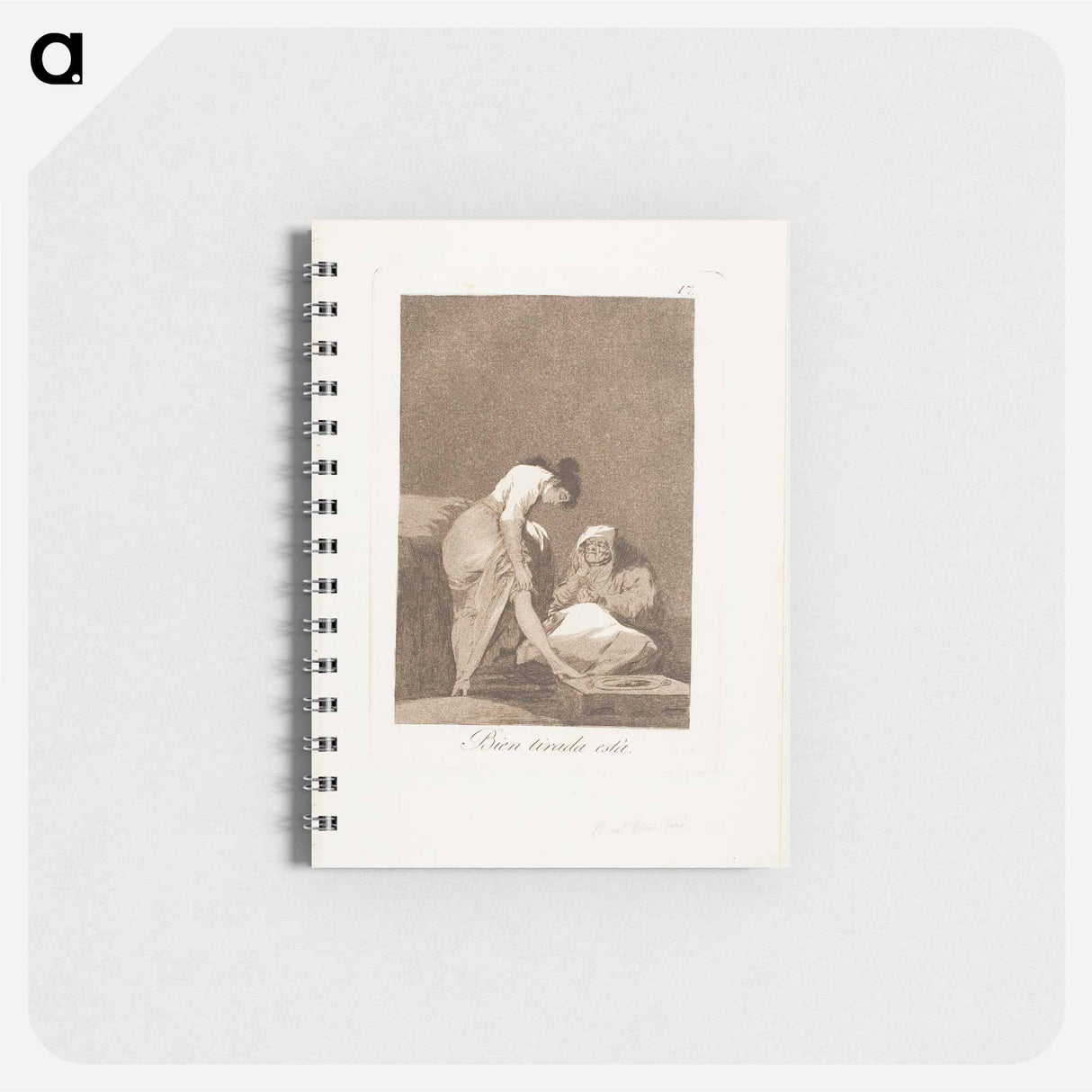 Nicely Stretched - Francisco de Goya Memo.