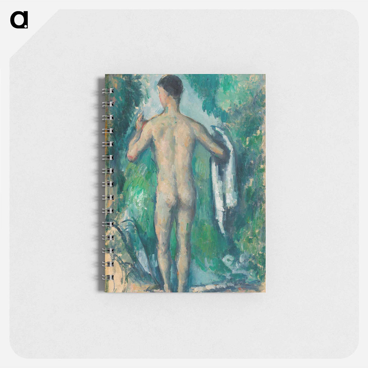 Standing Bather, Seen from the Back - ポール セザンヌ Memo.