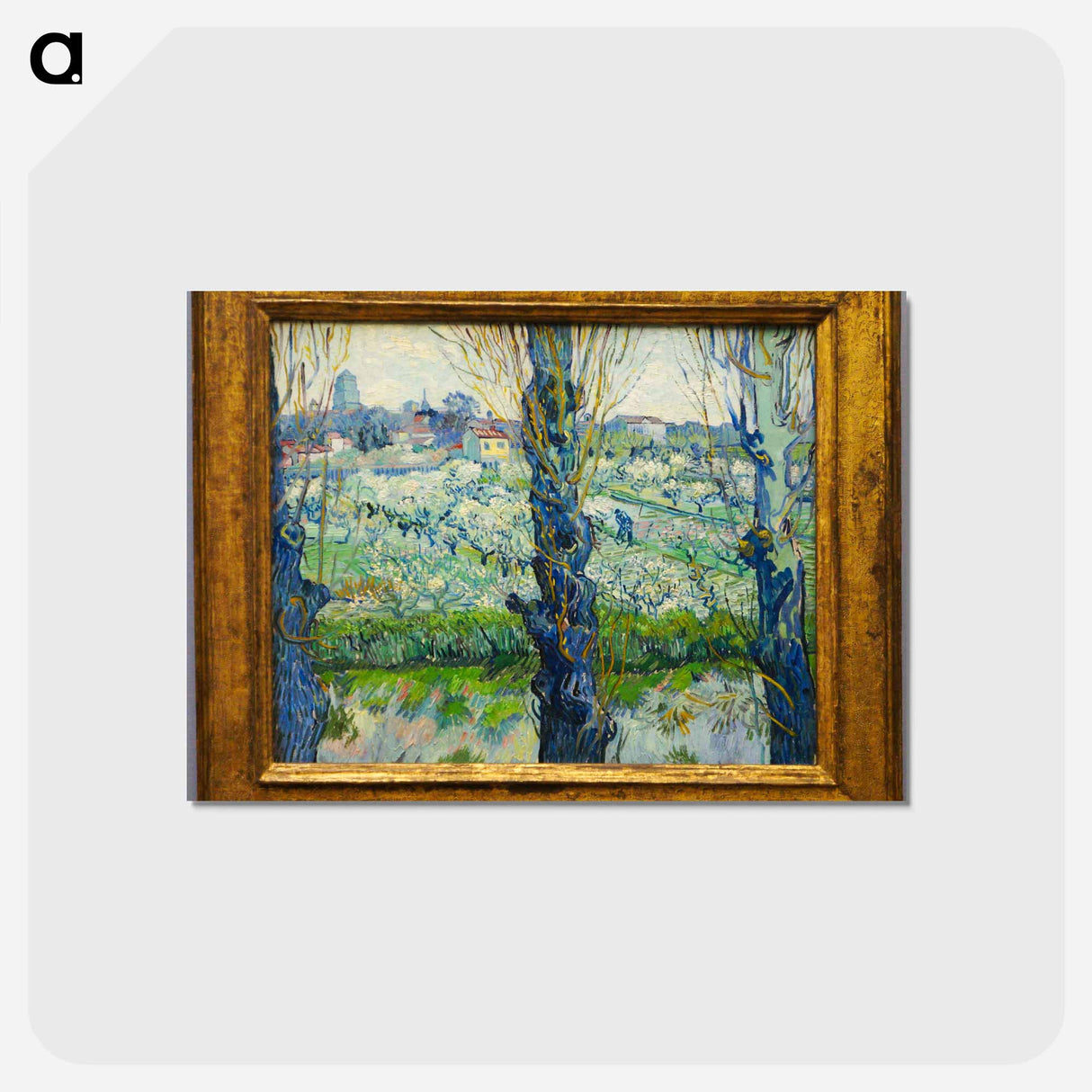 アートポストカード-Flowering Orchards - フィンセント ファン ゴッホ Postcard.