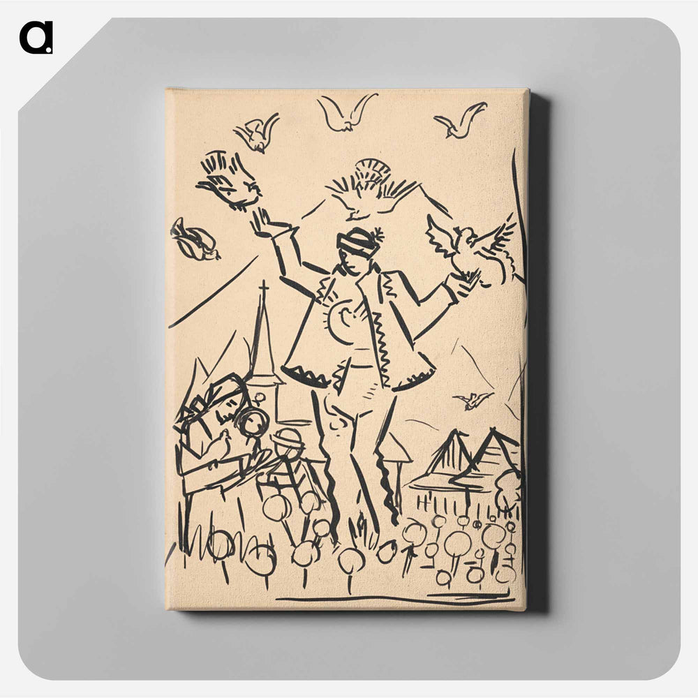 Study for joy - アーノルド ピーター ワイズ クビンチャン Canvas.