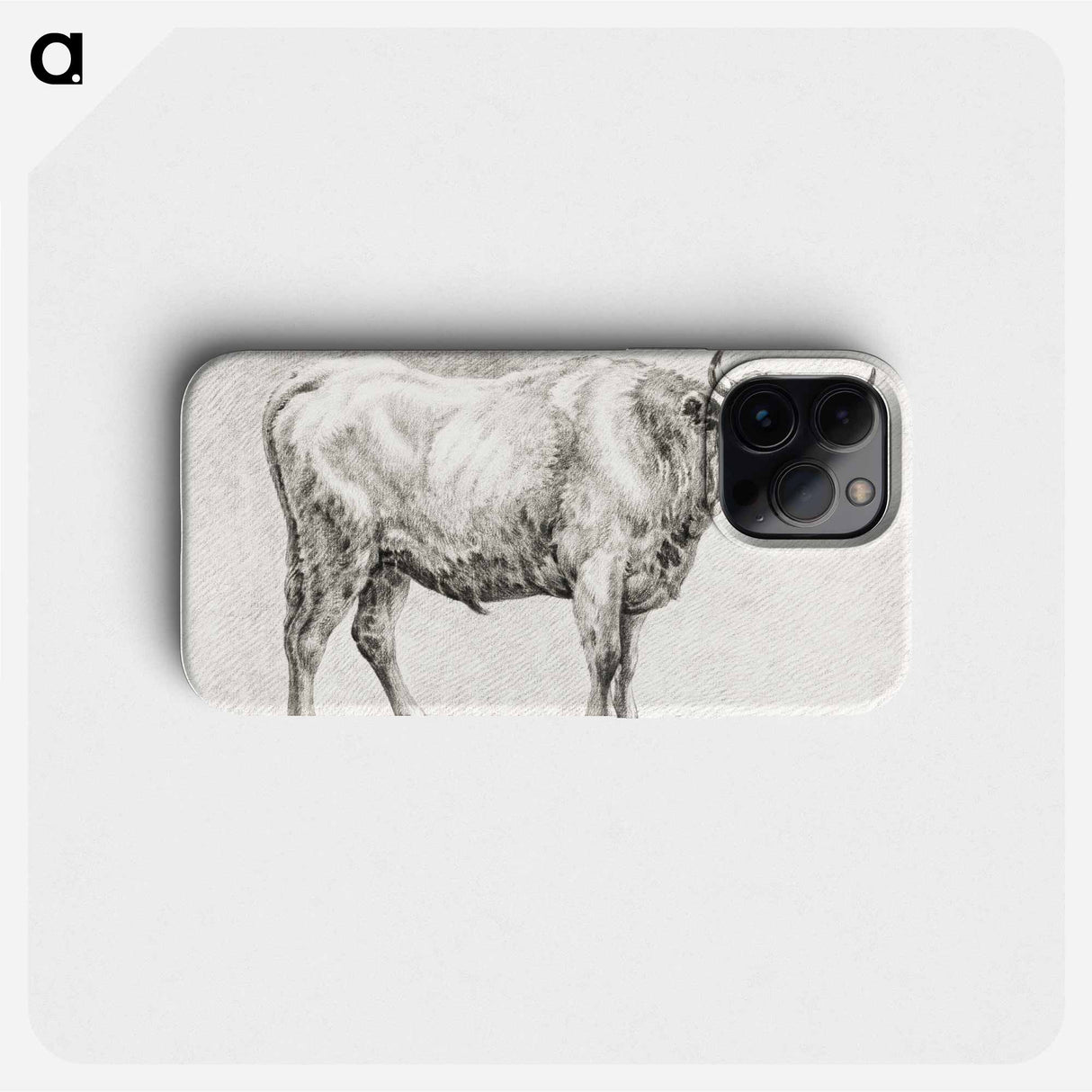 Standing bull - Jean Bernard Phone Case.