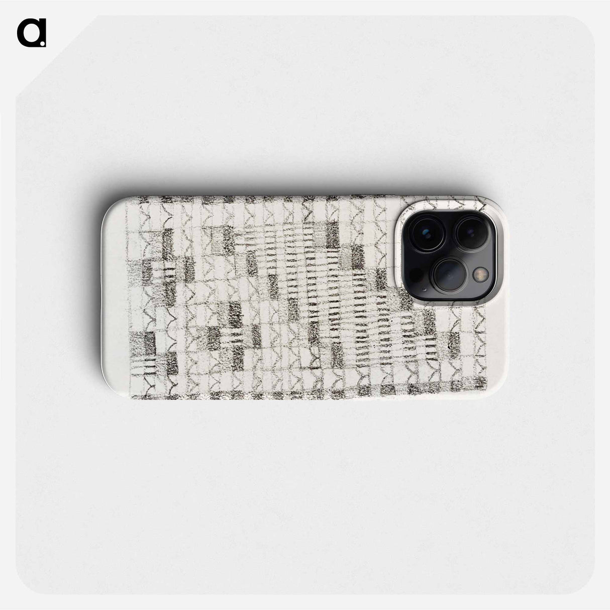 Crocheted with decorative blocks pattern - Julie de Graag Phone Case.