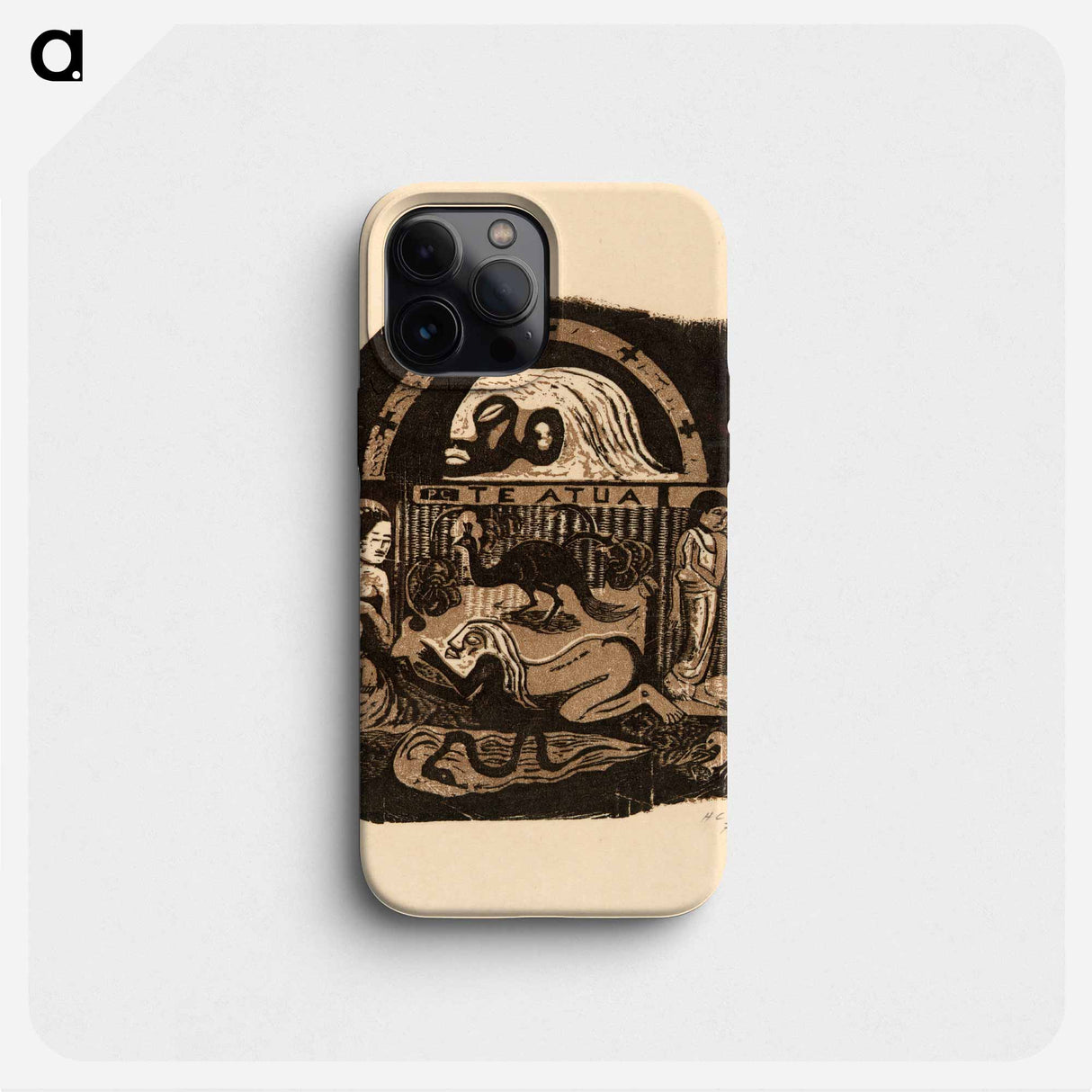 Te atua (The God) - Paul Gauguin Phone Case.