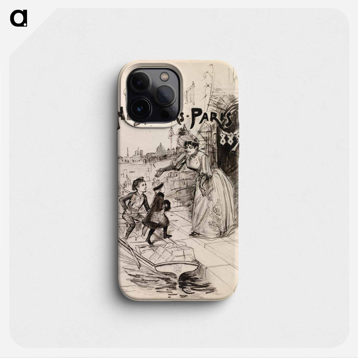 helsingfors - paris 1889 - アルバート エーデルフェルト Phone Case.