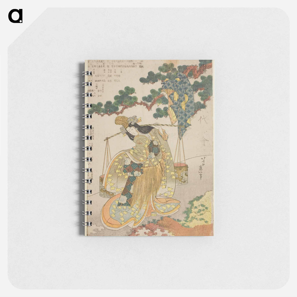 The Brine Maiden - 葛飾 北斎 Memo.