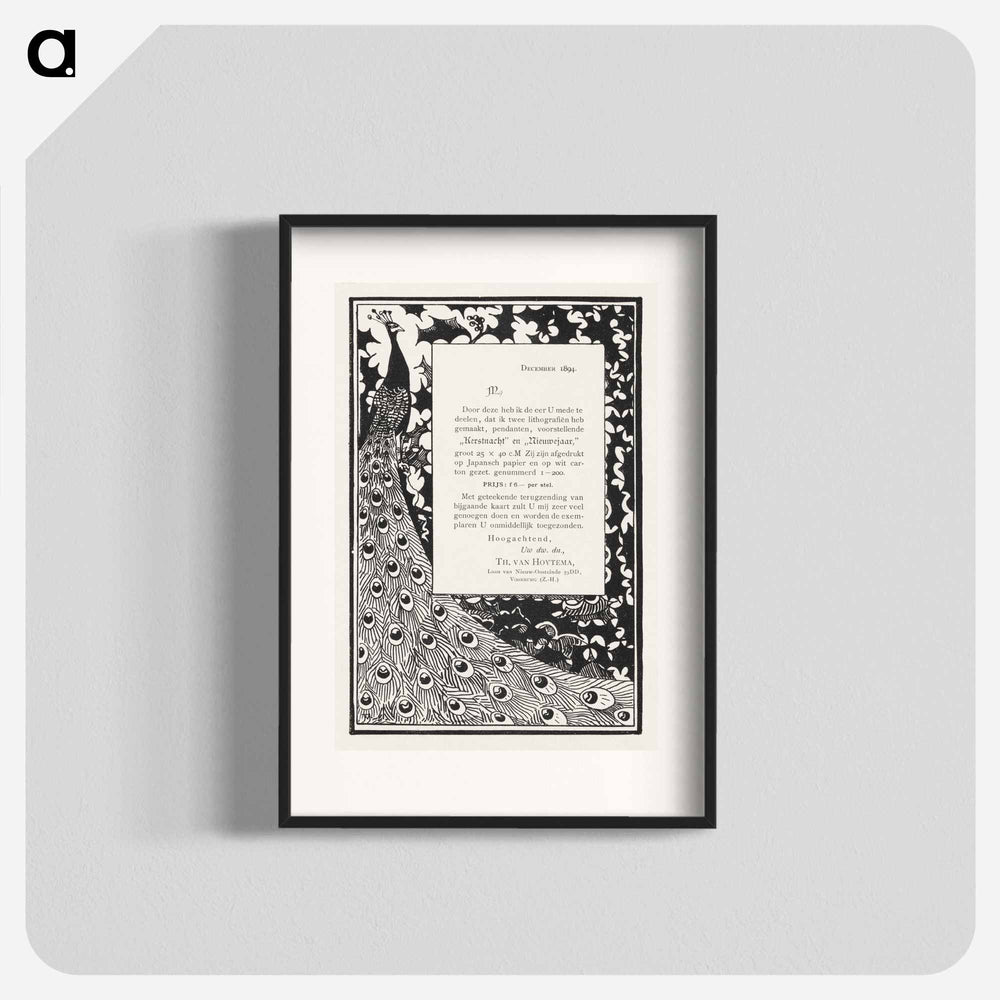 A safe and secure place for your pet - Theo van Hoytema Poster.