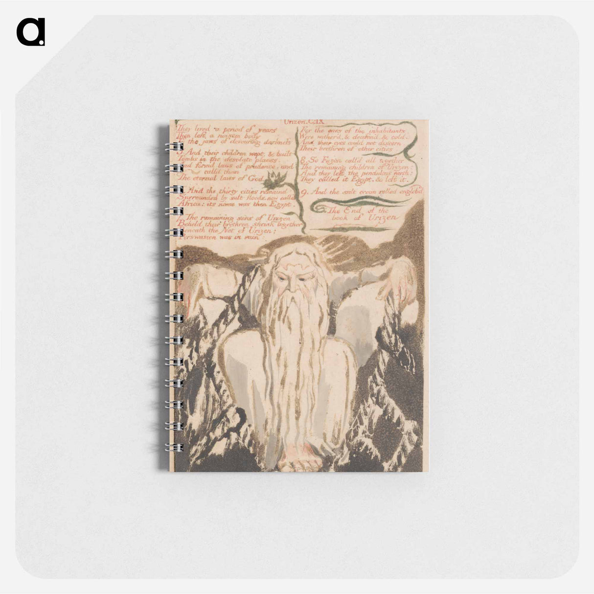 The First Book of Urizen, Plate 27, "They Lived a Period of Years . . . ." - ウィリアム ブレイク Memo.