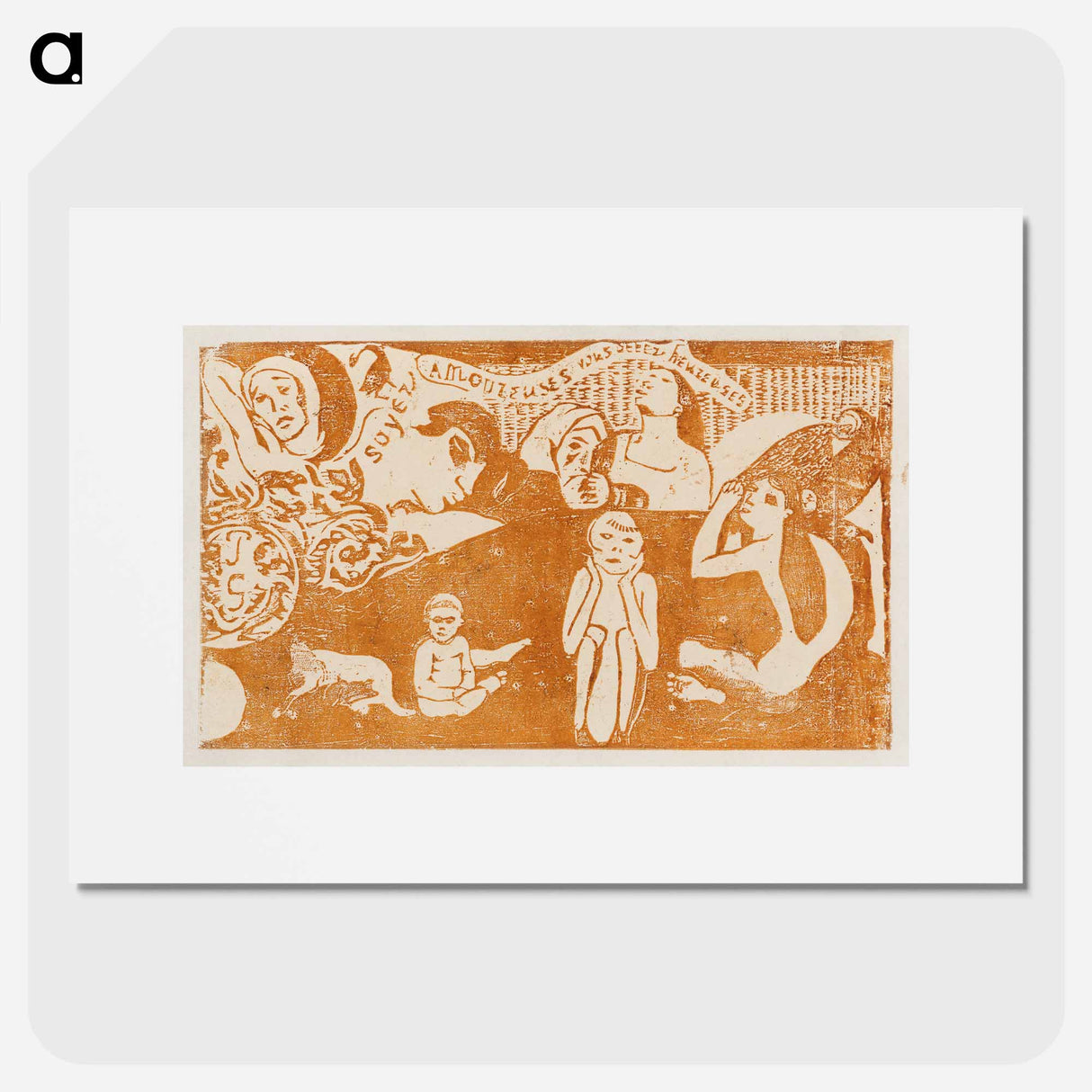 Love, and You Will Be Happy - Paul Gauguin Poster.