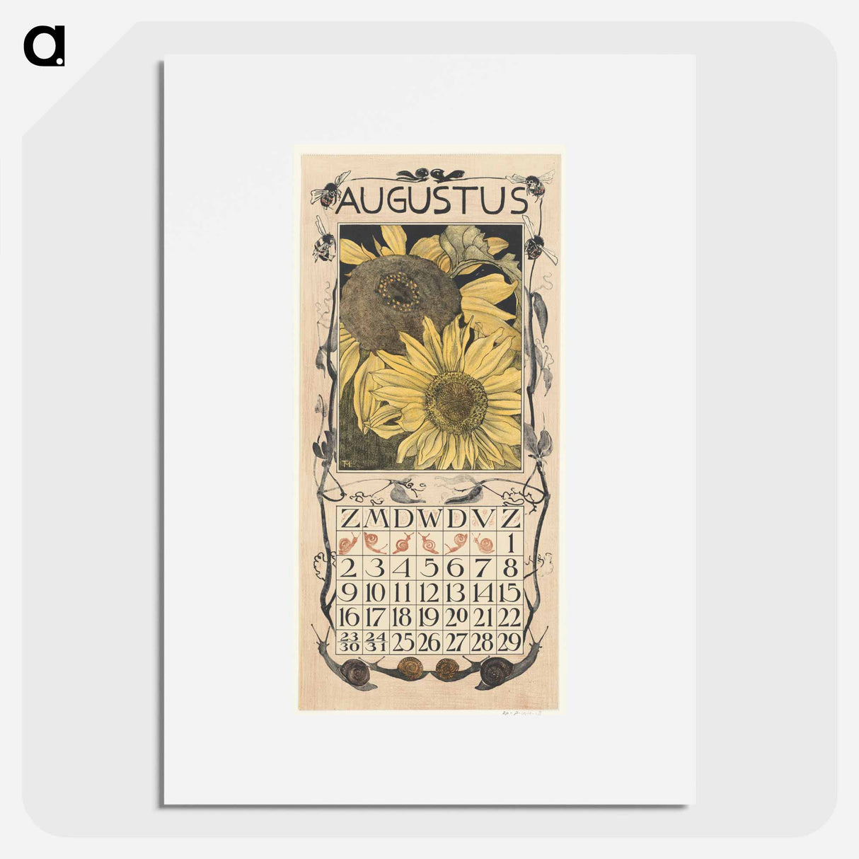 Original public domain image from the Rijksmuseum - Theo van Hoytema Poster.