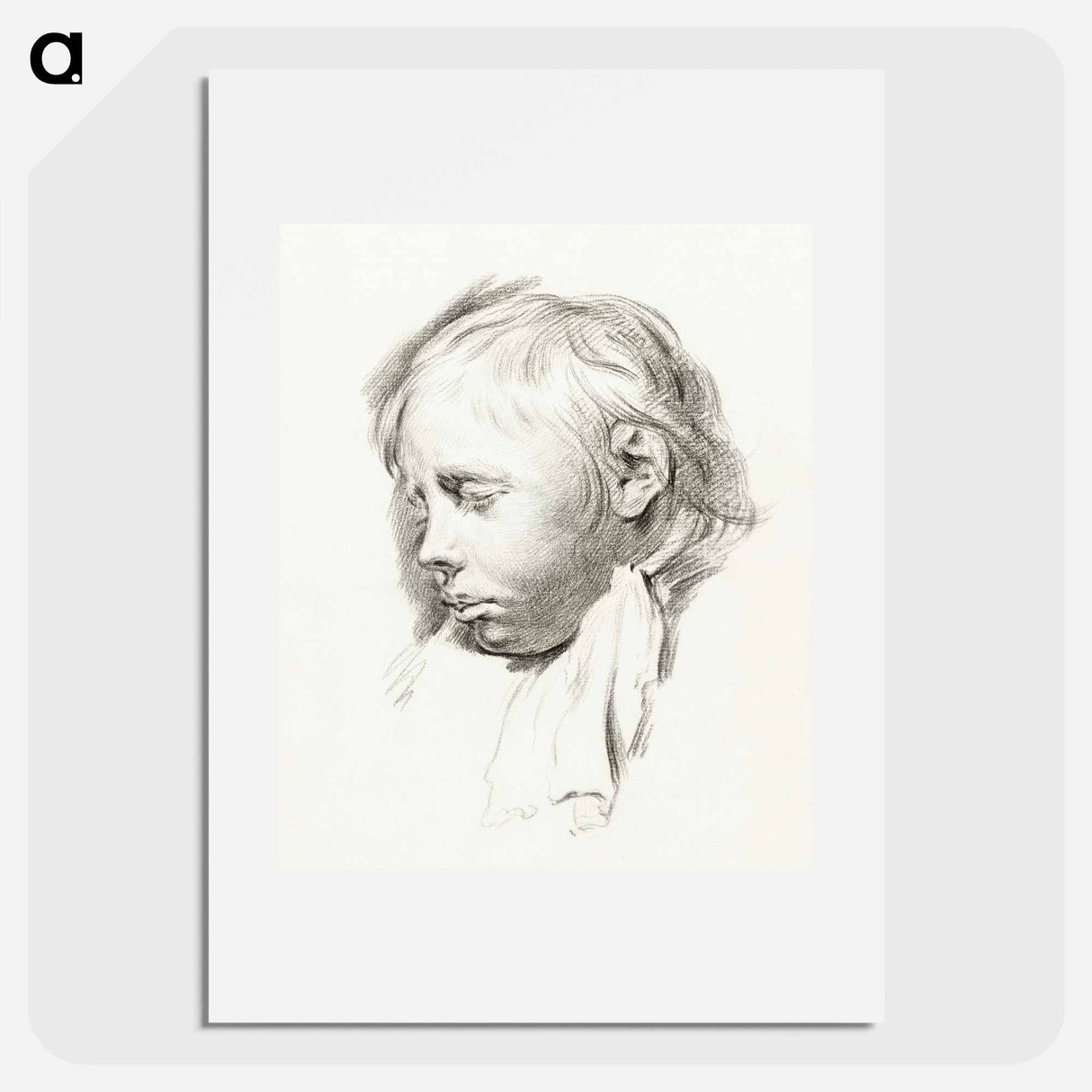 Sleeping boy - Jean Bernard Poster.