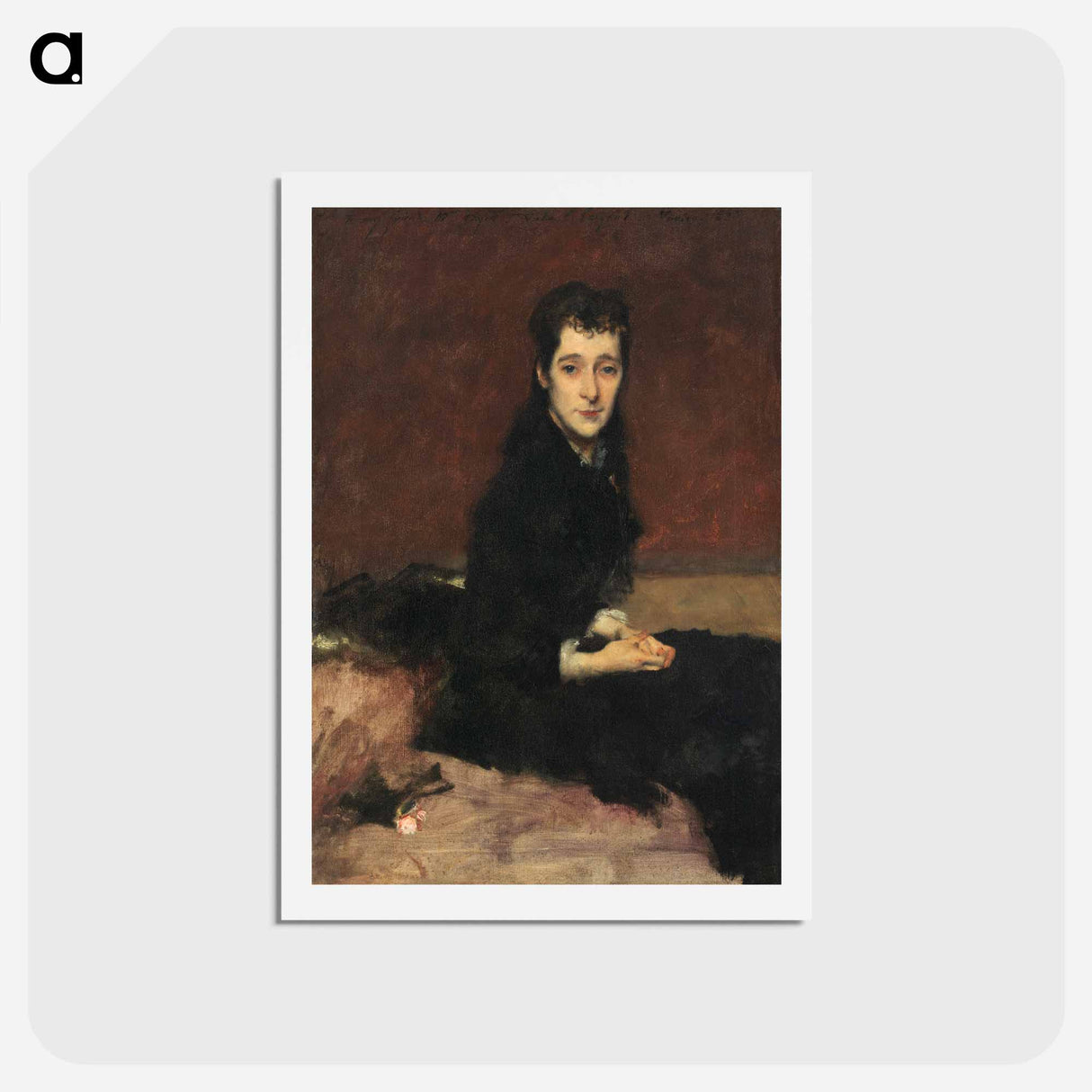 アートポストカード-Mrs. Charles Gifford Dyer (Mary Anthony) - ジョン シンガー サージェント Postcard.