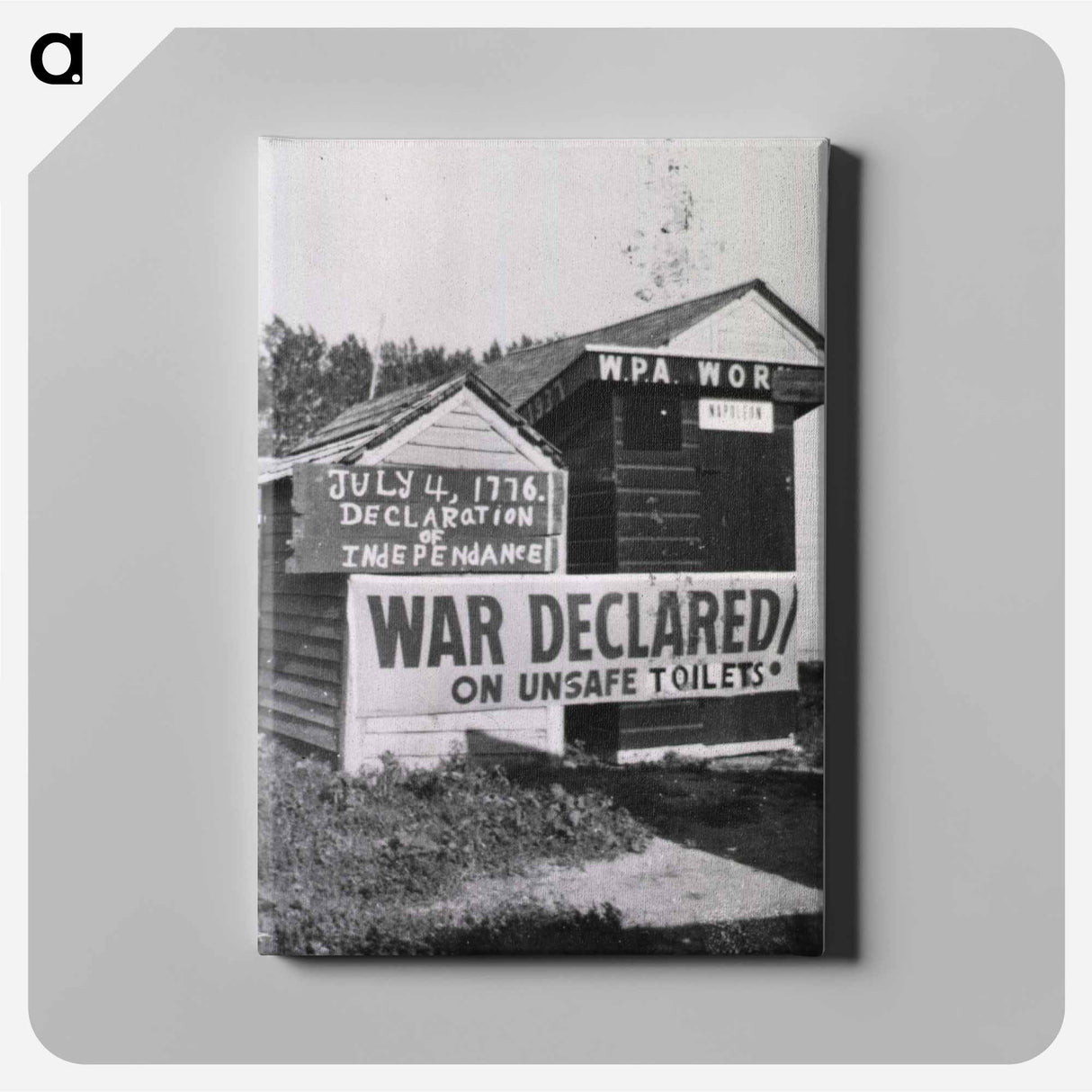 アートパネル-War Declared on Unsafe Toilets!
- 国立医学図書館 Canvas.