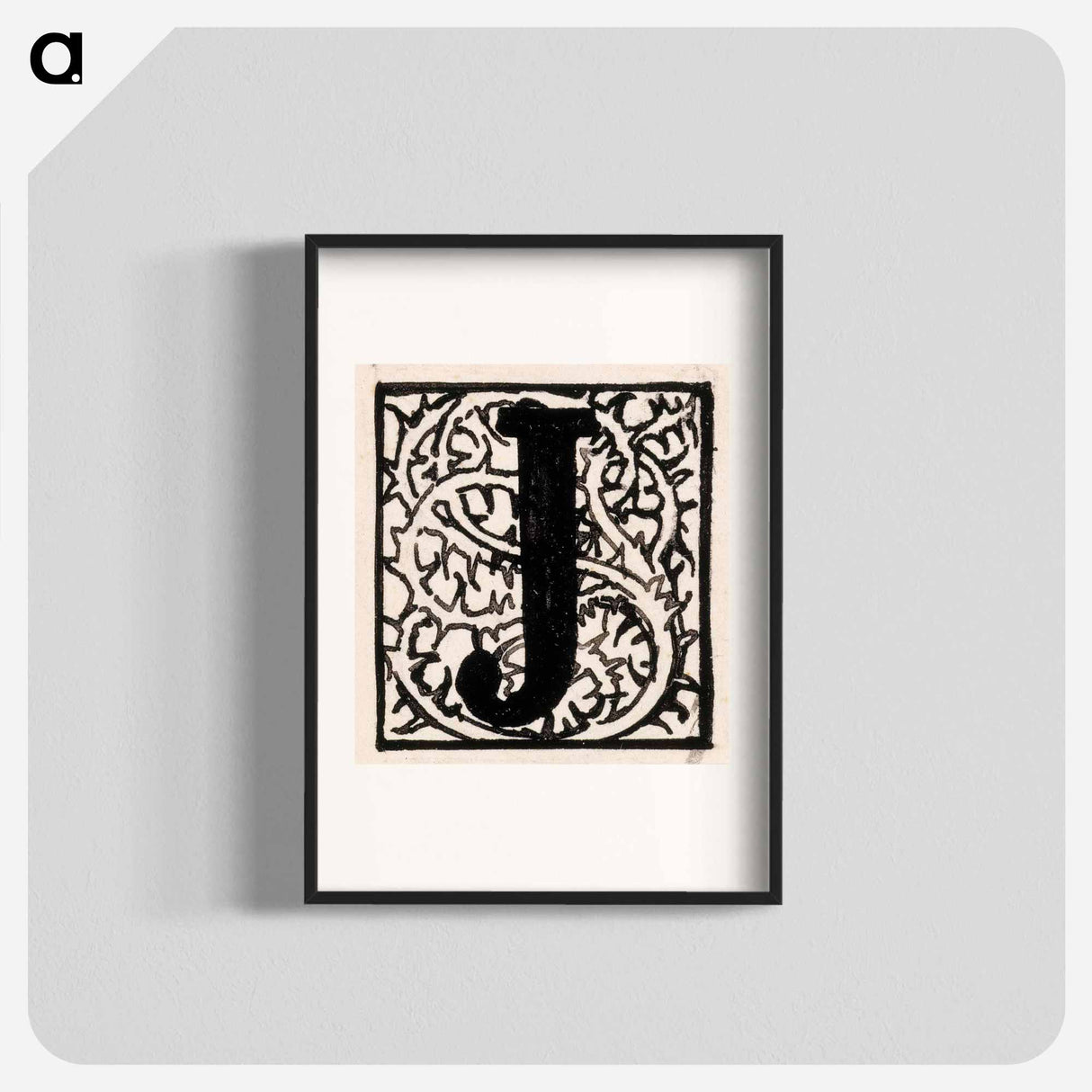 Torpan tyttö -runon alkukirjain j - アルバート エーデルフェルト Poster.