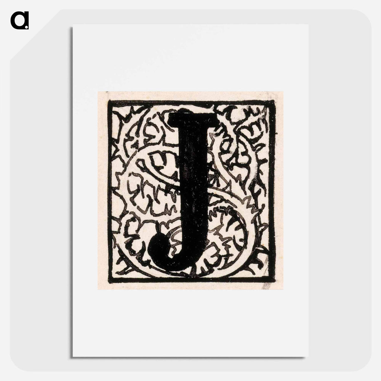 Torpan tyttö -runon alkukirjain j - アルバート エーデルフェルト Poster.