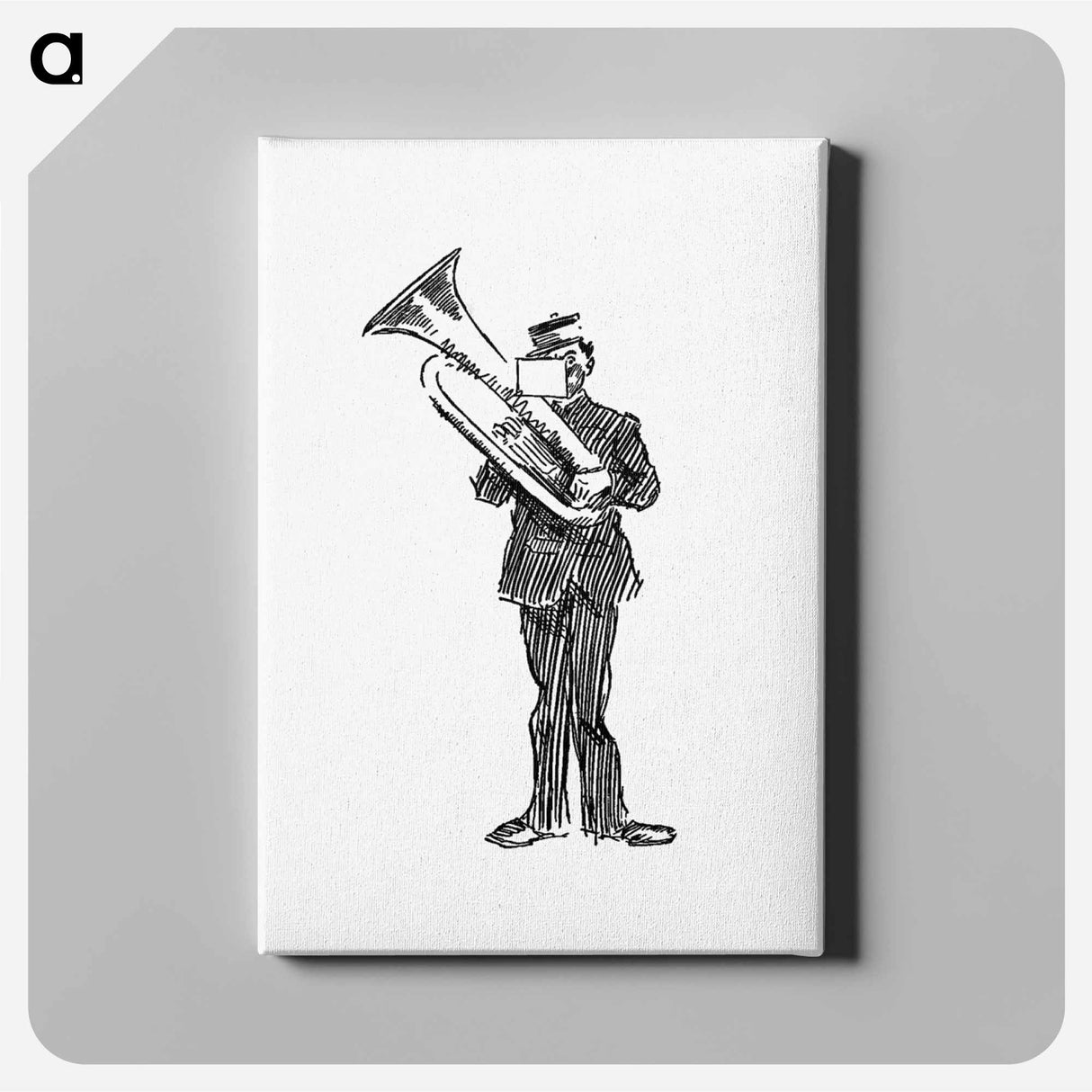 アートパネル-Parade Brass Musician From The Z.Z.G or Zig Zag Guide Round And About The Bold And Beautiful Kentish Coast
- 大英図書館 Canvas.