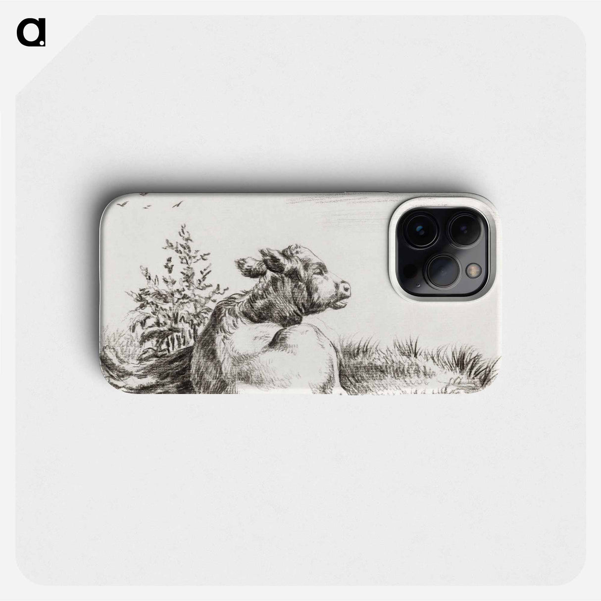 Lying cow - Jean Bernard Phone Case.