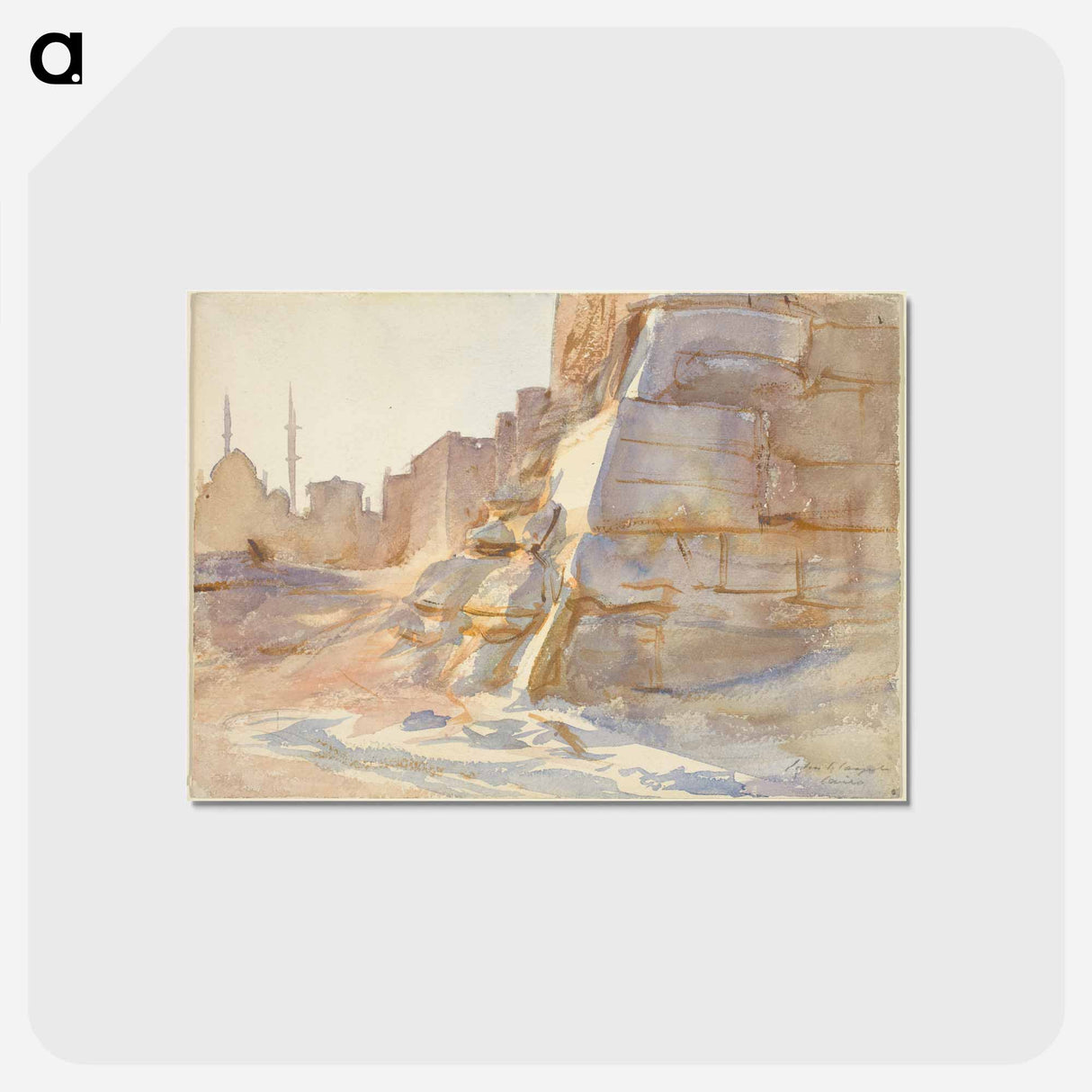 アートポストカード-Cairo - ジョン シンガー サージェント Postcard.