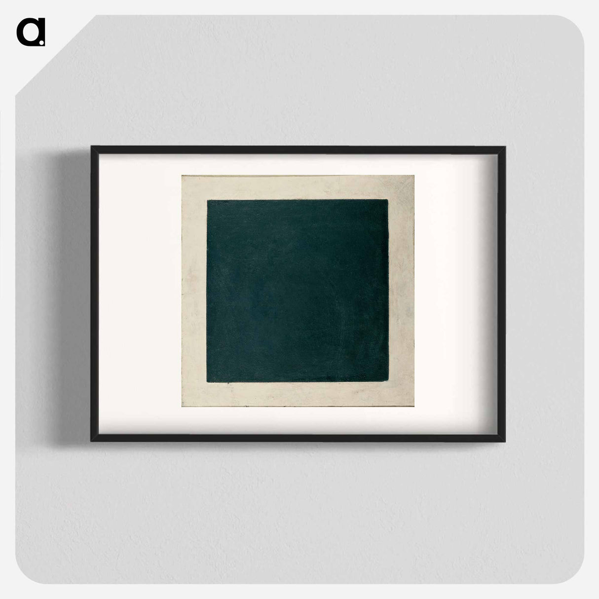 アートポスター-Black Square (4th version) - カジミール マレーヴィチ Poster.