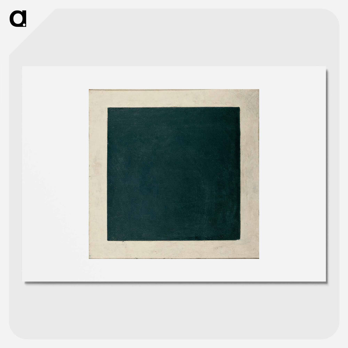 アートポスター-Black Square (4th version) - カジミール マレーヴィチ Poster.