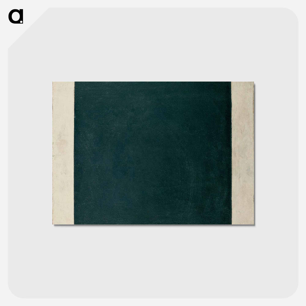 アートポストカード-Black Square (4th version) - カジミール マレーヴィチ Postcard.